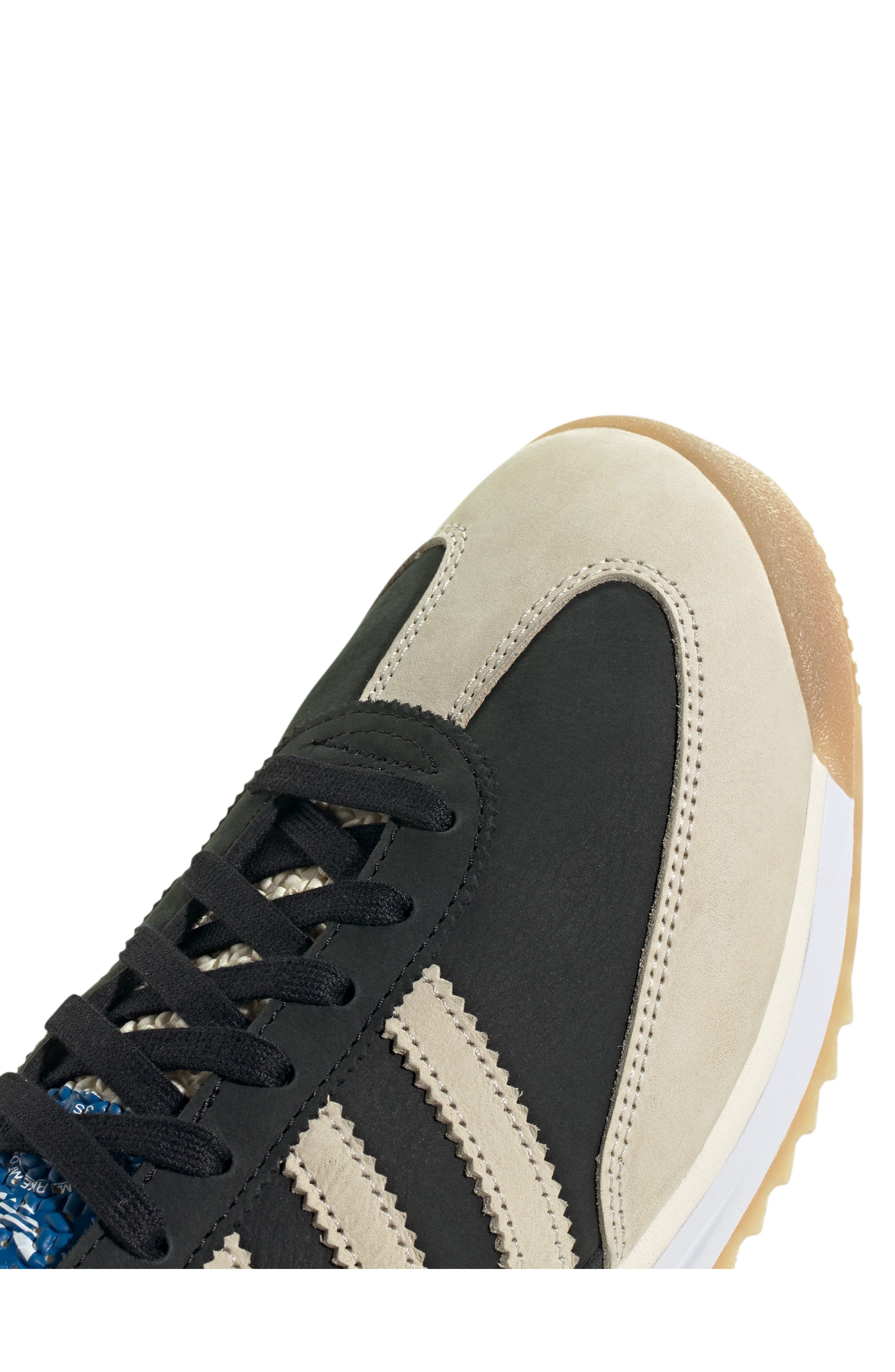 adidas Gender Inclusive SL 72 RS Sneaker in Black/Cream White/Gum at Nordstrom - 8