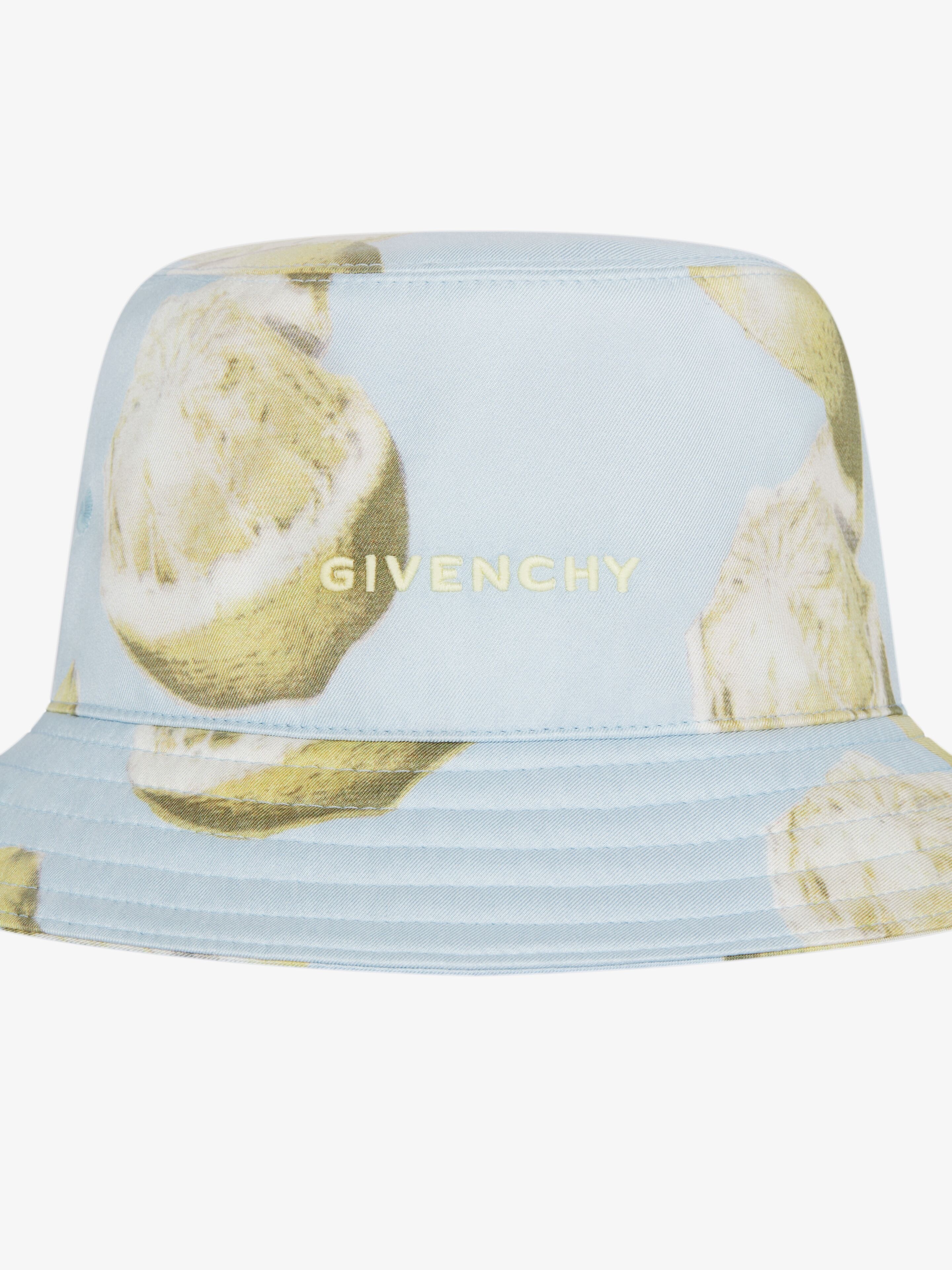 GIVENCHY BUCKET HAT IN SILK WITH LEMON PRINT - 4