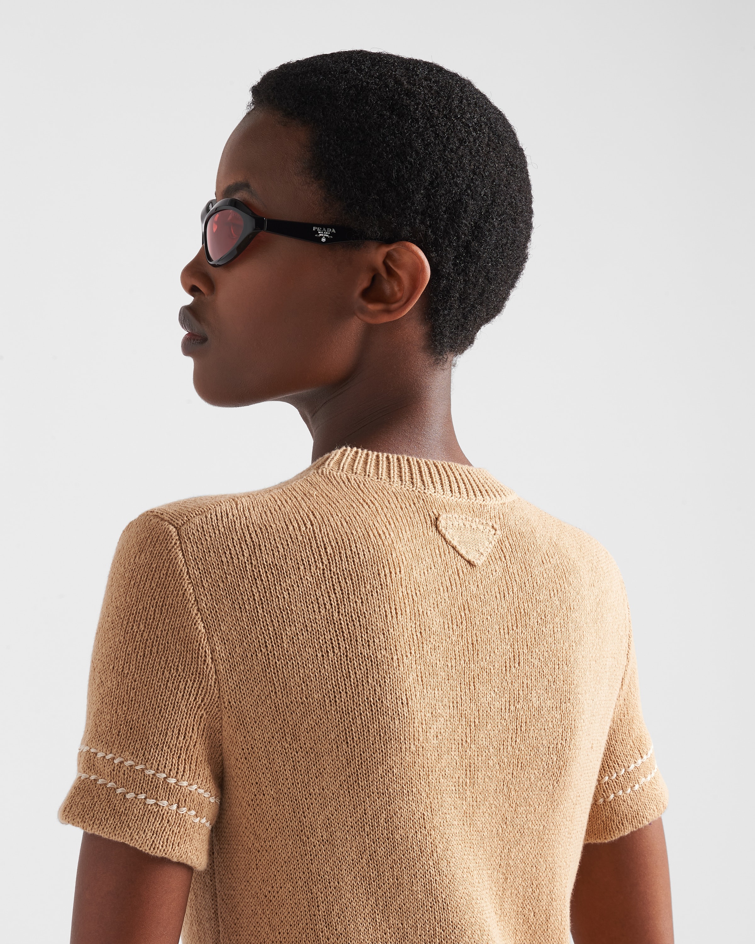 【プラダ・PRADA】Cotton crew-neck dress Prada Cotton Crew-Neck Dress | Saks Fifth Avenue