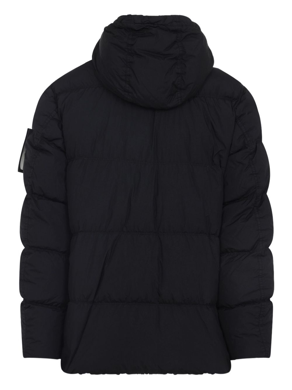 compass-appliqué padded jacket - 2
