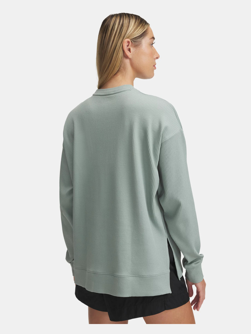 Under Armour Women's UA Meridian Rib Oversized Crew outlook