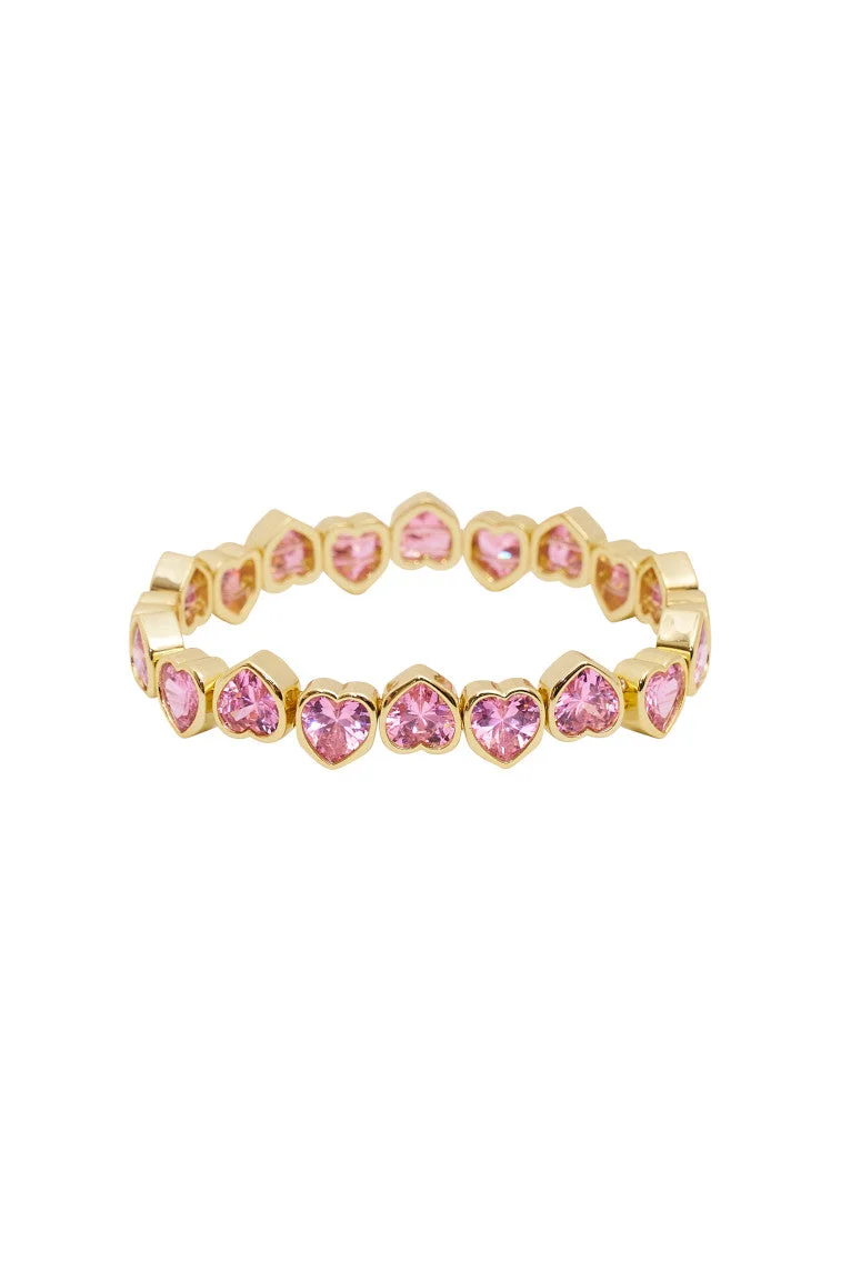 Erin Wachs Large Heart Stretch Bracelet - 1