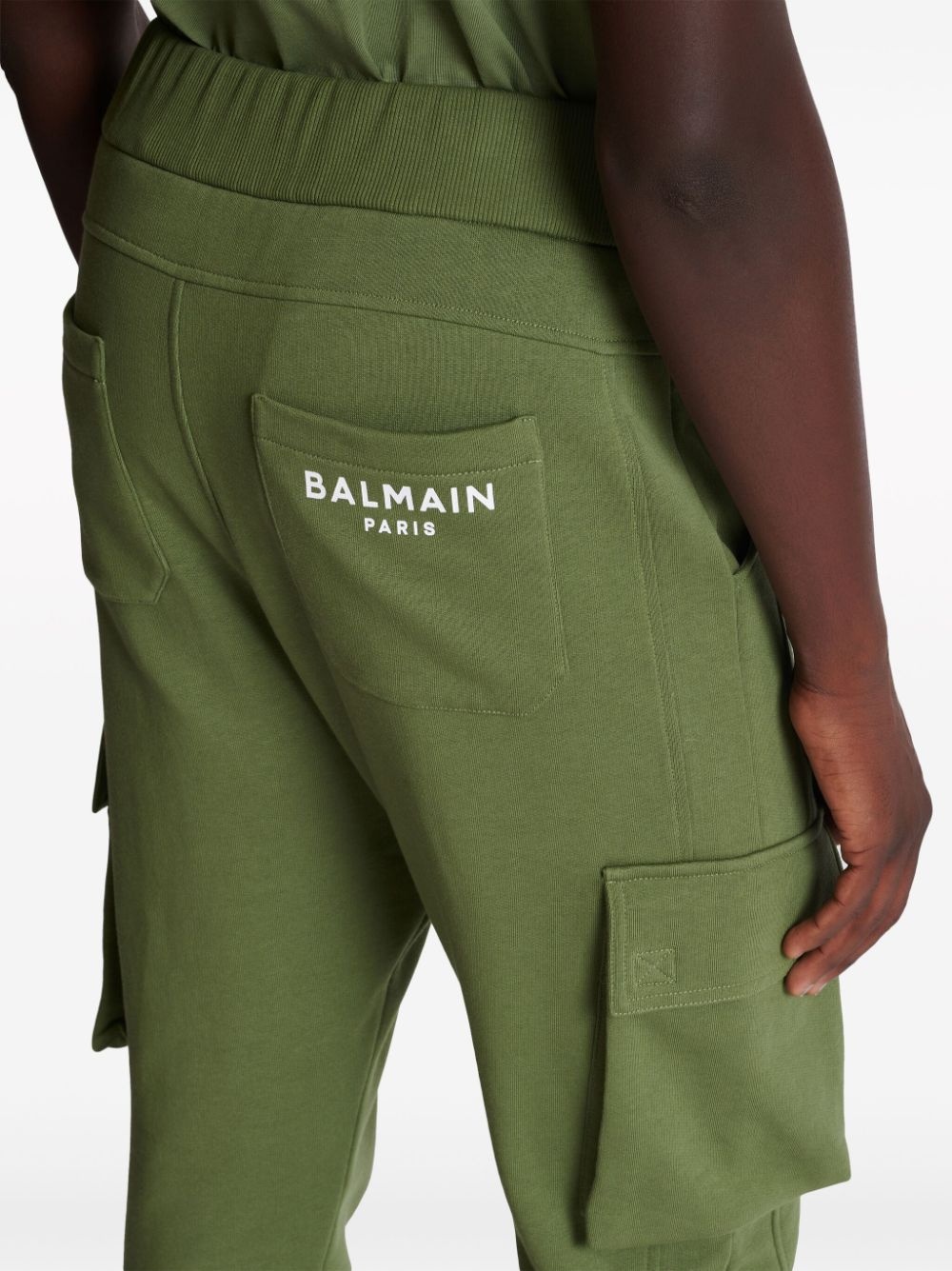 logo-print cargo track pants - 7