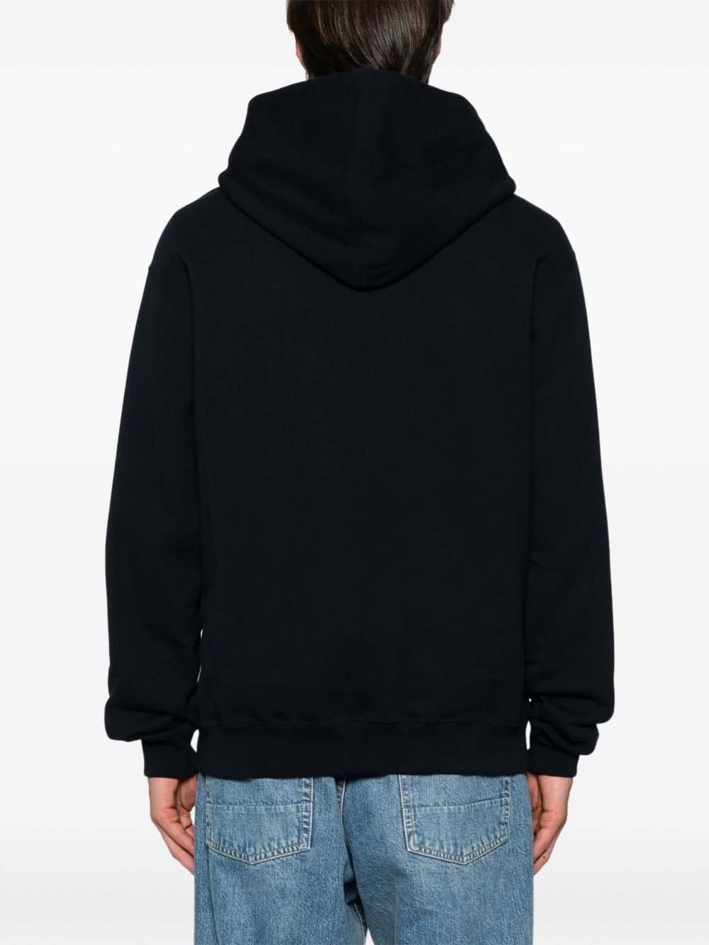 printed cotton hoodie - 4