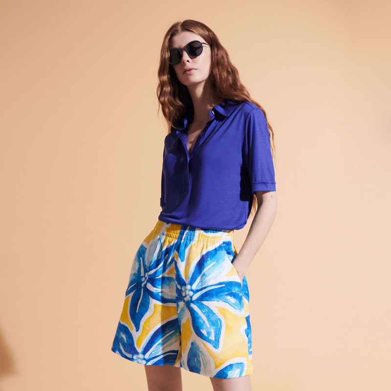 Women Polo Shirt Solid 3