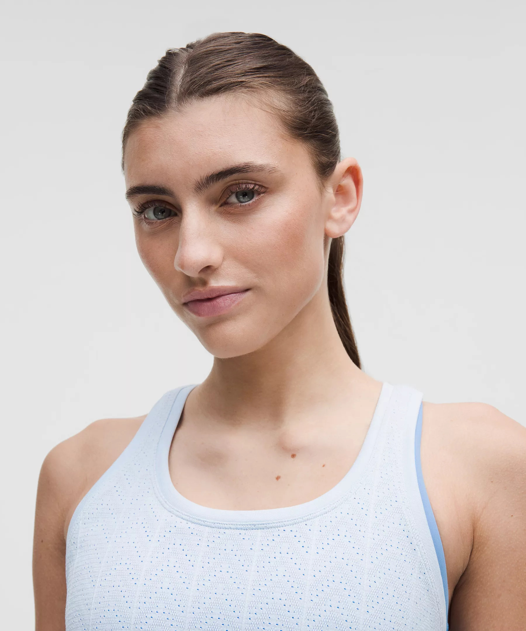Swiftly Pointelle Racerback Tank Top *Waist Length - 4