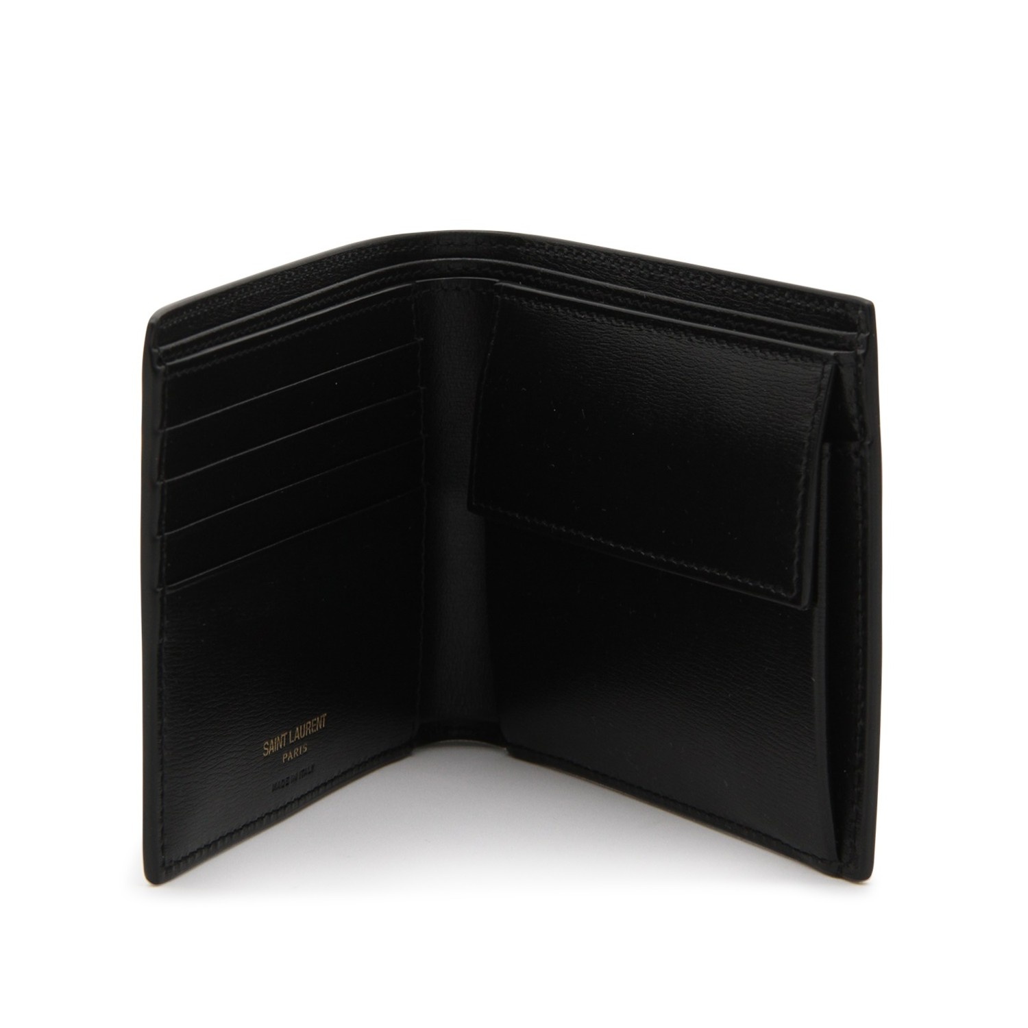 BLACK LEATHER WALLET - 3