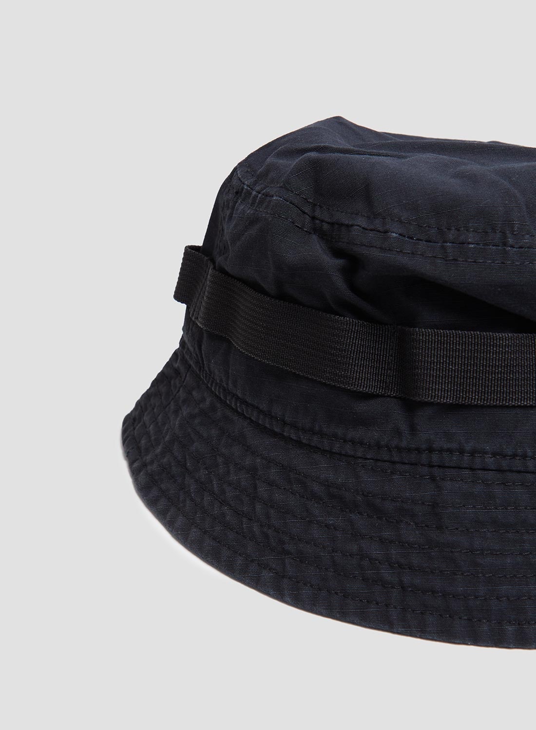 Nam Bucket Hat (Cotton Ripstop) in Black - 5