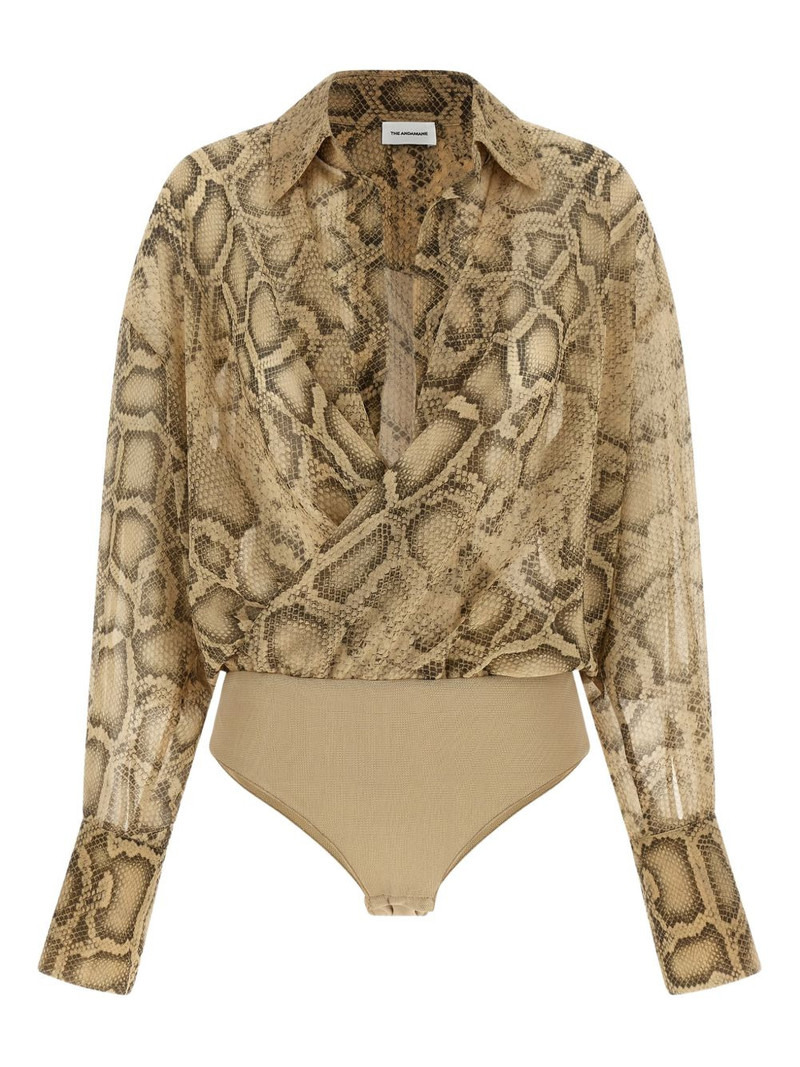 Paloma python-print bodysuit 1