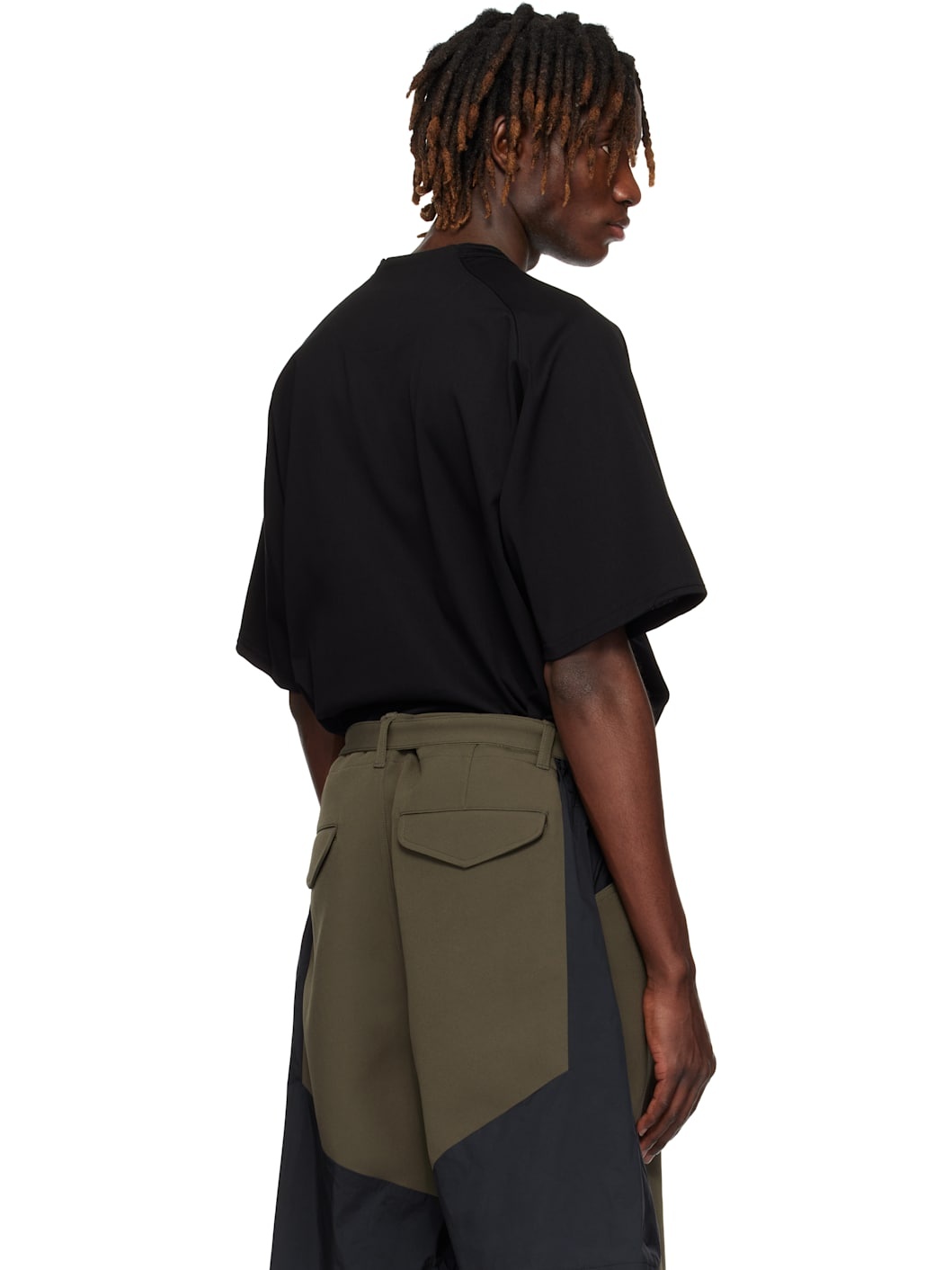 Black Cotton Jersey T-shirt - 3