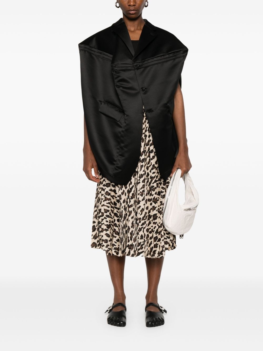 leopard-print midi skirt - 2