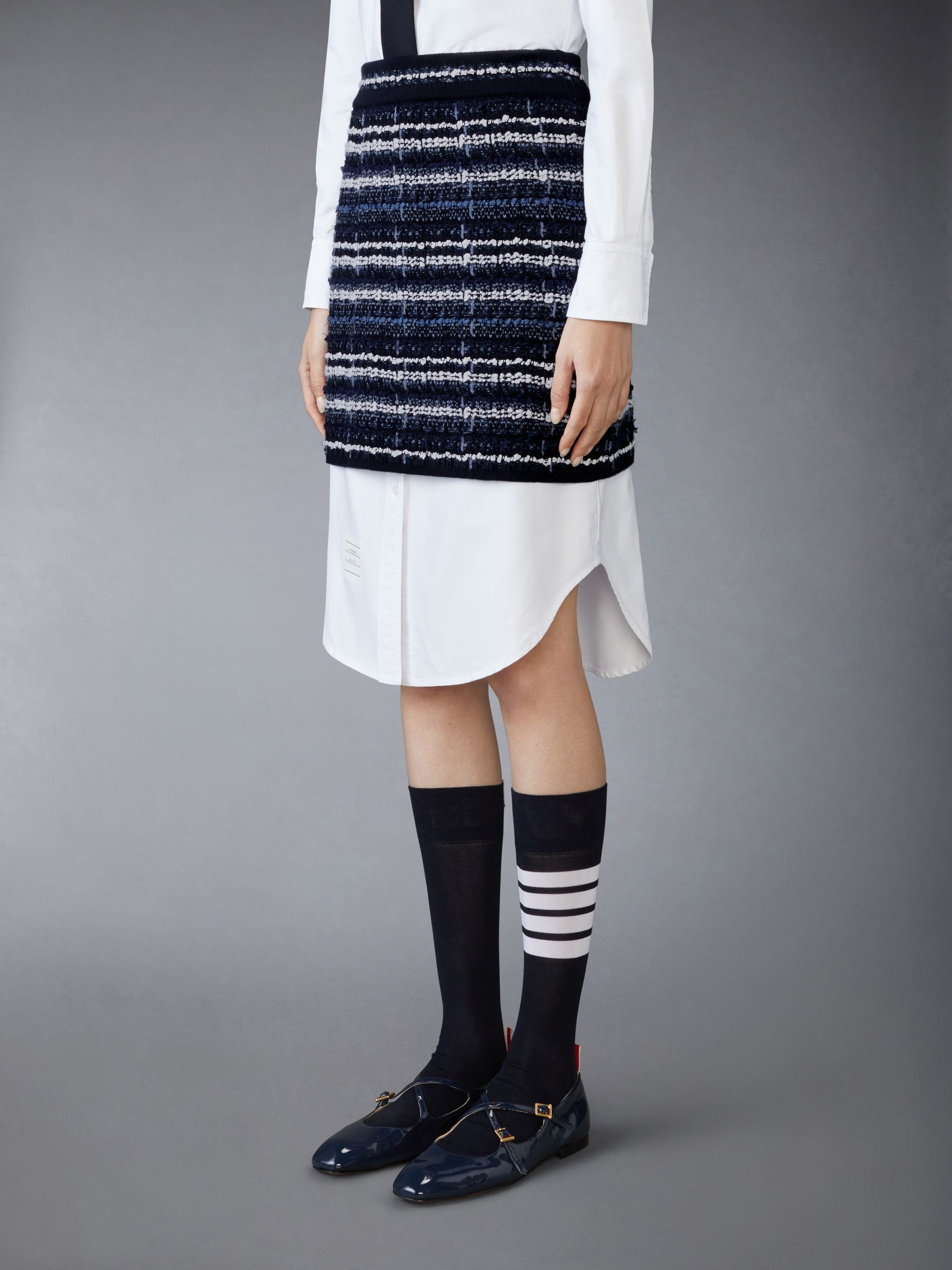 Tweed Mini Skirt - 2