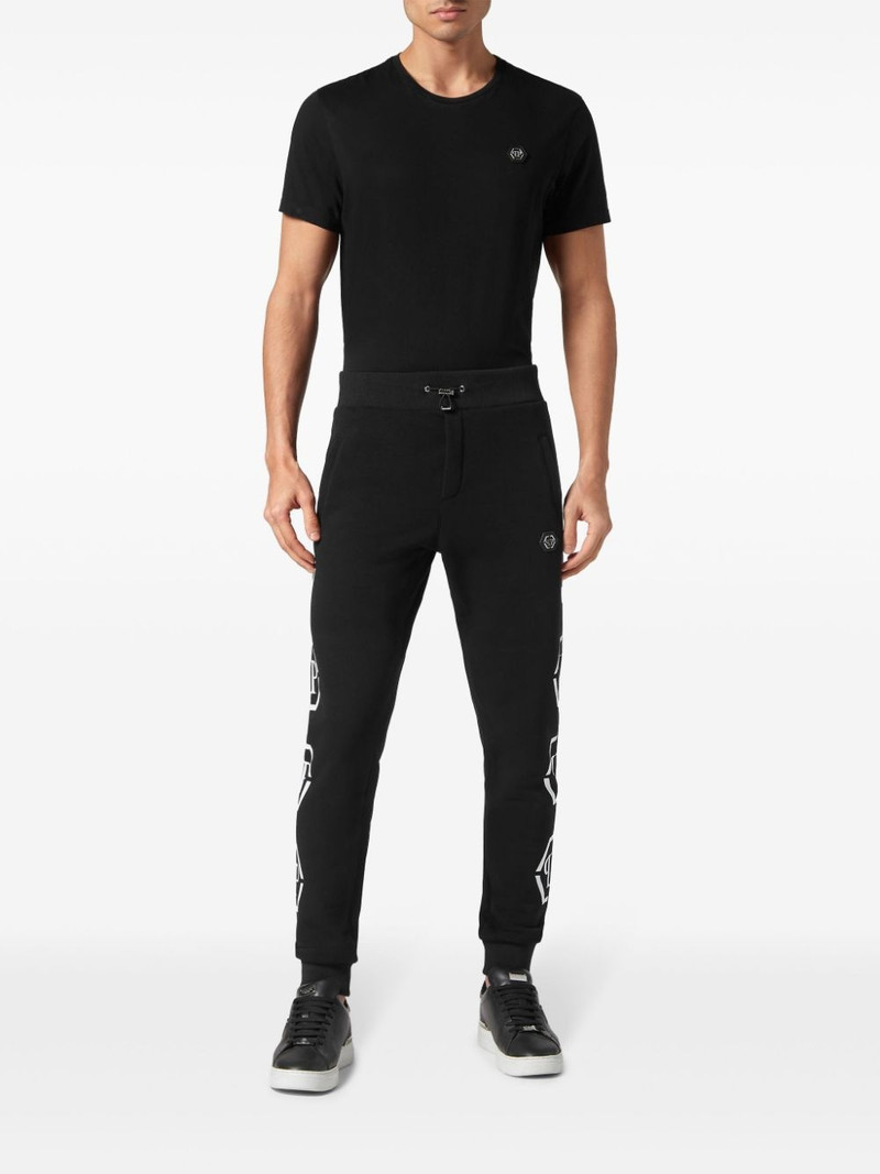 PHILIPP PLEIN monogram-print track pants outlook