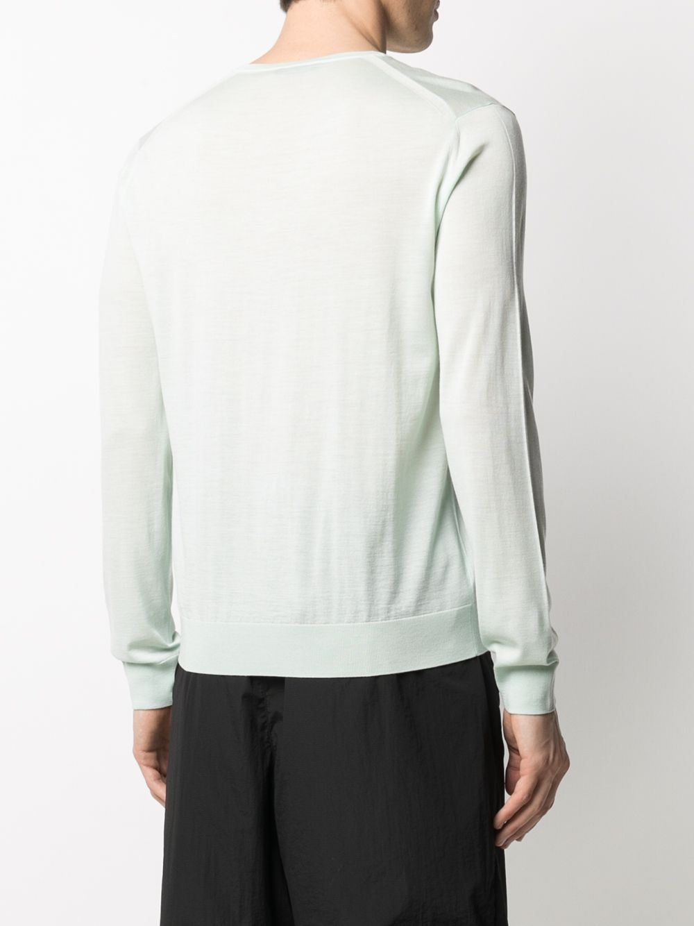 knitted long-sleeve jumper - 4