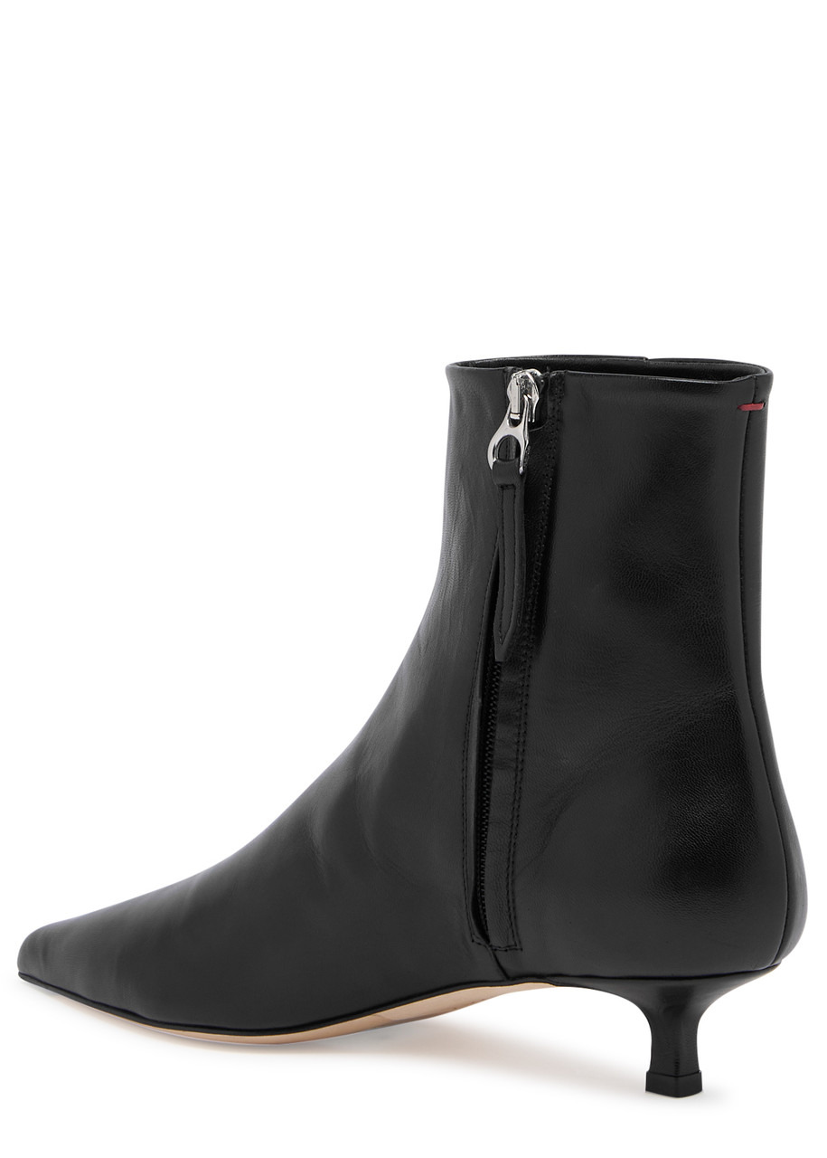 Aeyde Sofie Leather Ankle Boots - 2