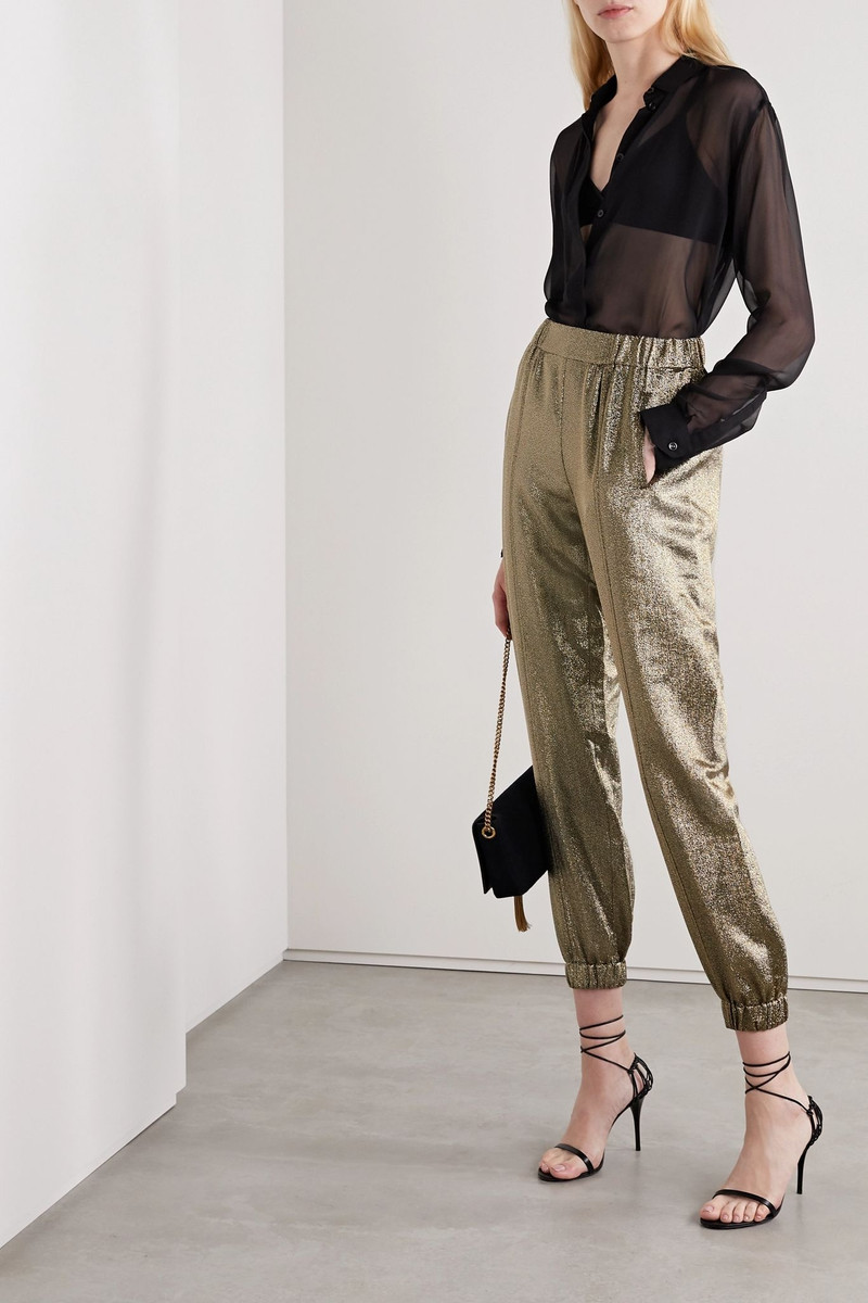 Lurex track pants 5