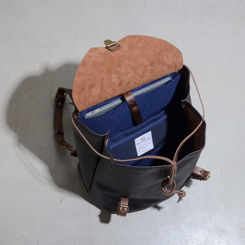 ZIBELINE BACKPACK - DARK BROWN 4