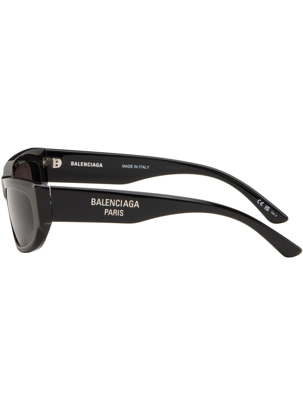 Black Rectangular Sunglasses - 3