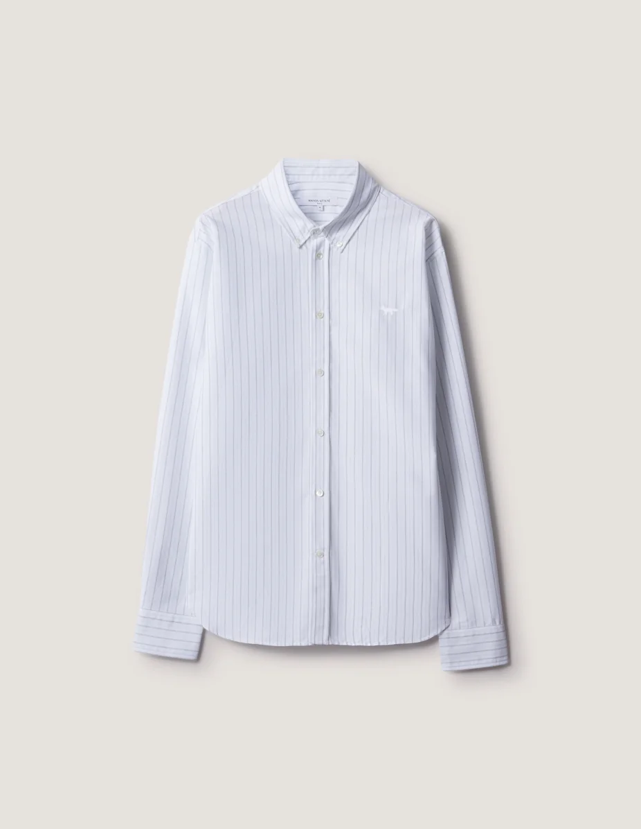PROFILE FOX STRIPED CASUAL SHIRT - 1