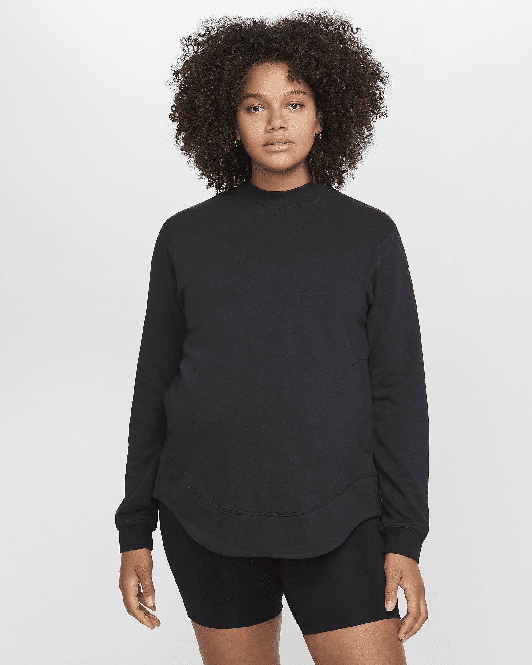 Nike (M) One Women's Reversible French Terry Pullover Top (Maternity) - 1