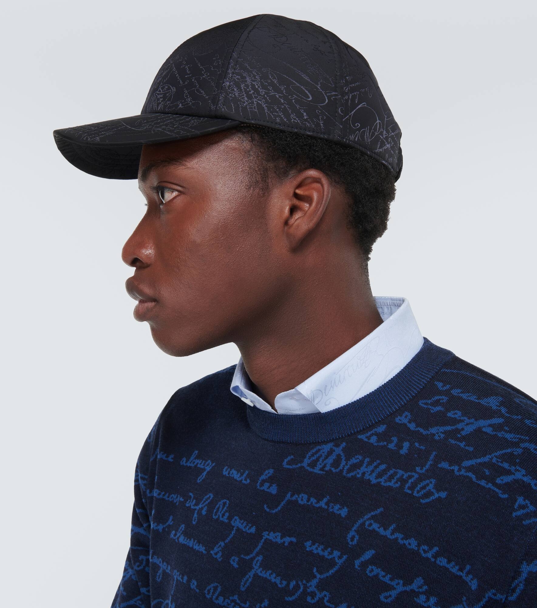 Scritto jacquard baseball cap - 3