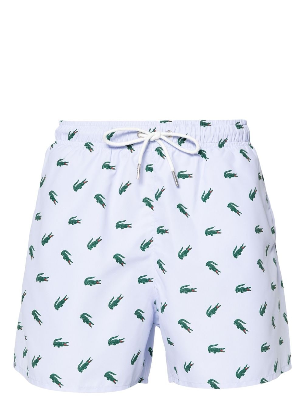 logo-motif swim shorts - 1