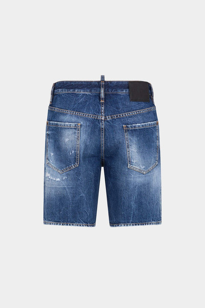 DSQUARED2 DARK RIPPED WASH MARINE SHORTS outlook