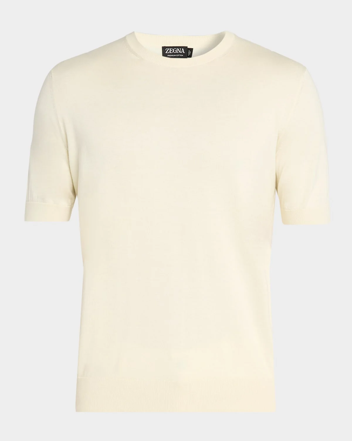 Men's Long-Staple Cotton Crewneck T-Shirt - 1