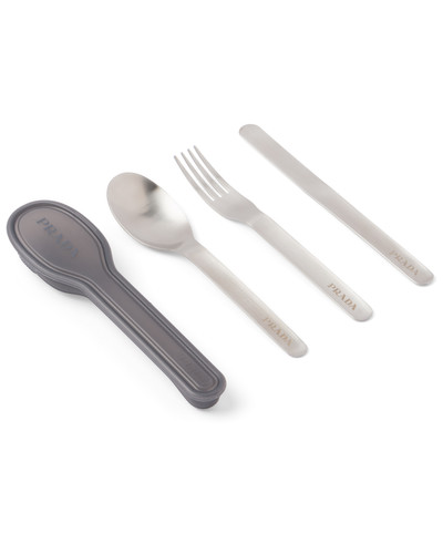 Prada Stainless steel cutlery set outlook