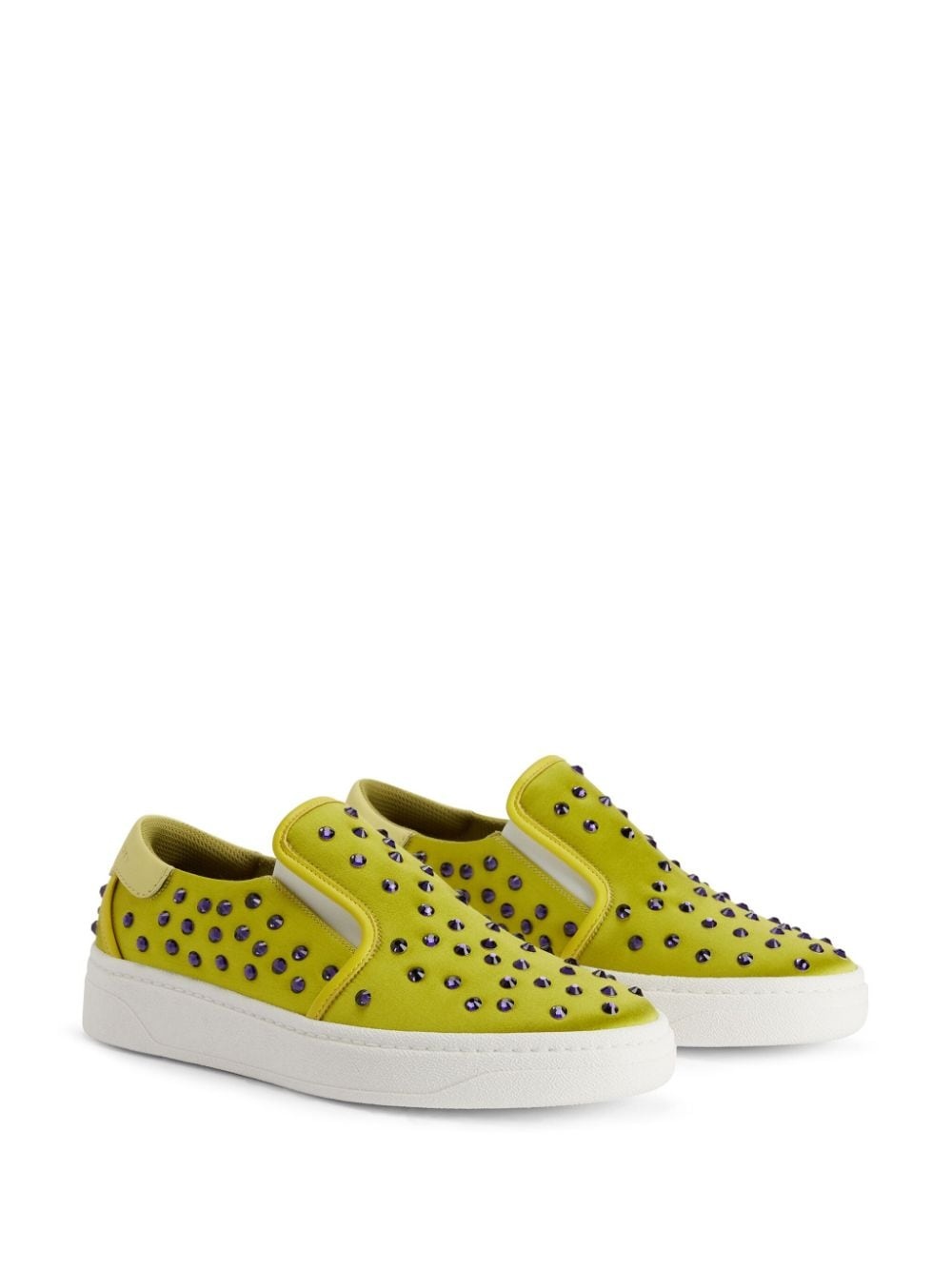 GZ94 studded leather slip-on sneakers - 2