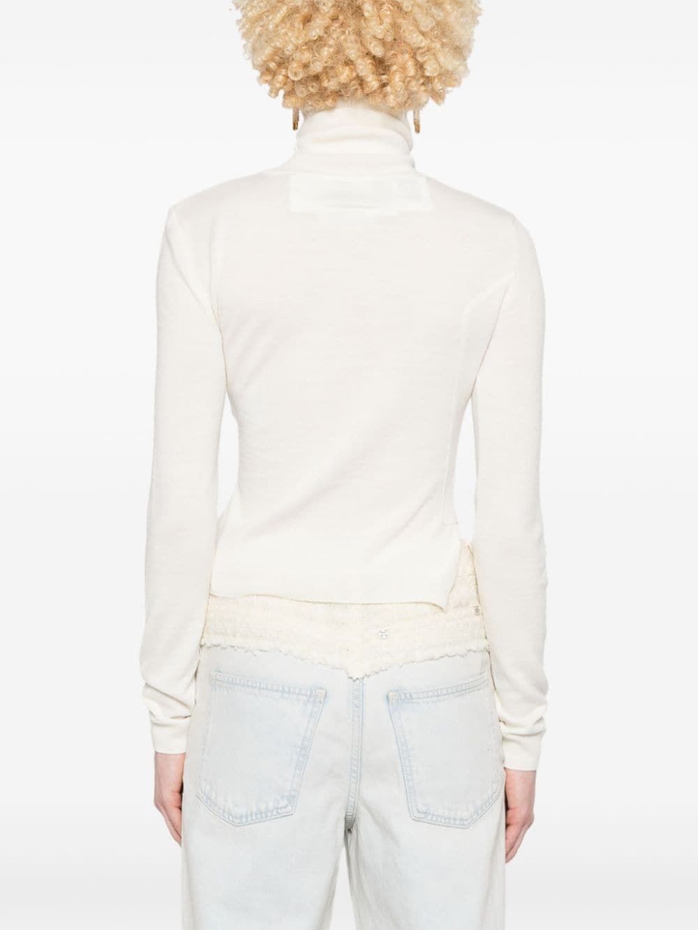 single-stitch logo sweater - 4