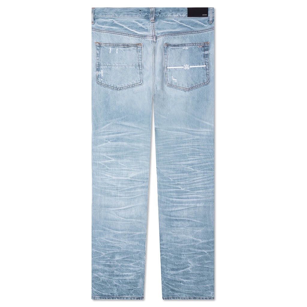 STRAIGHT FIT ALOHA PATCH JEAN - FADED INDIGO - 2