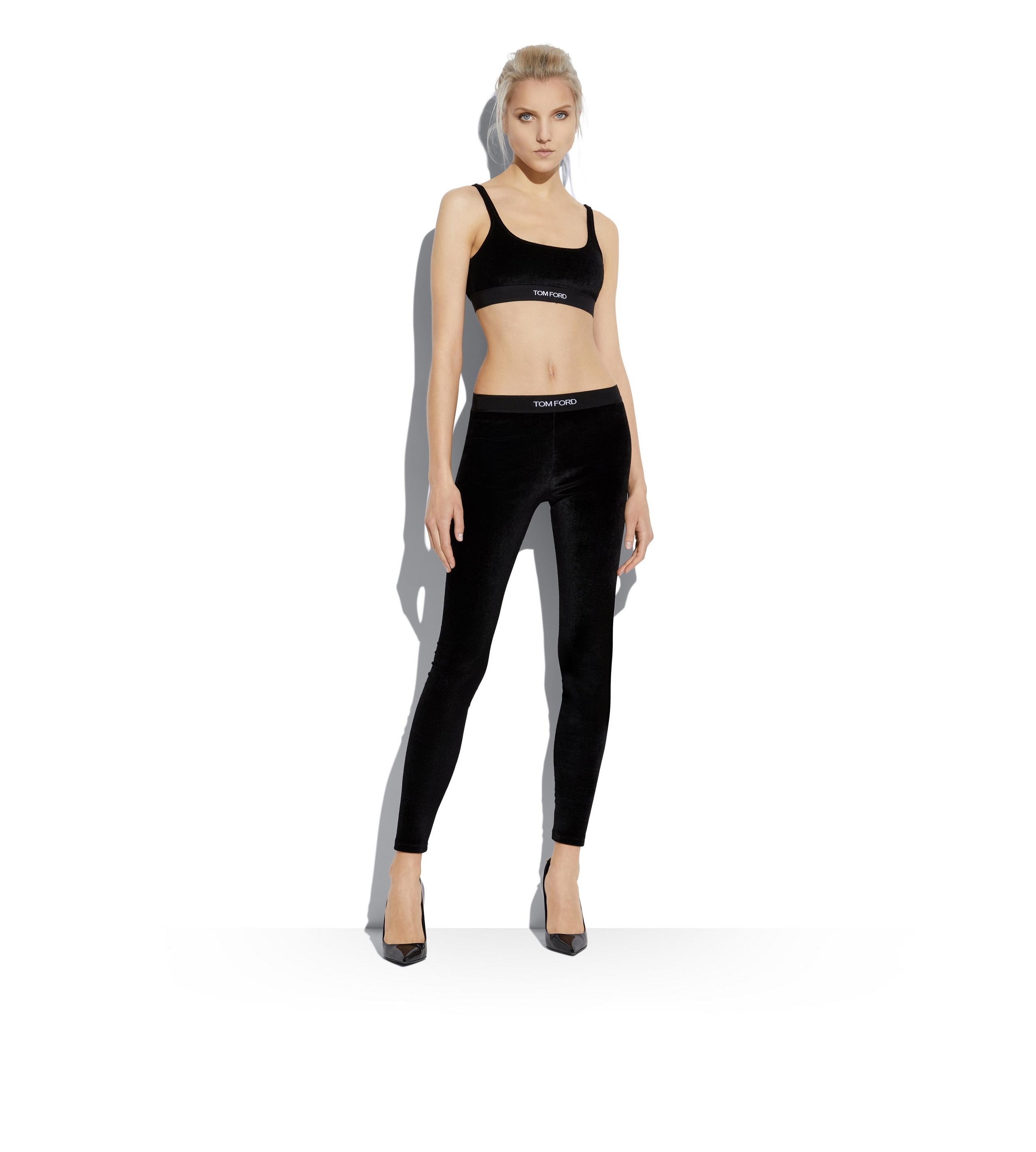 STRETCH VELVET BRALETTE - 2