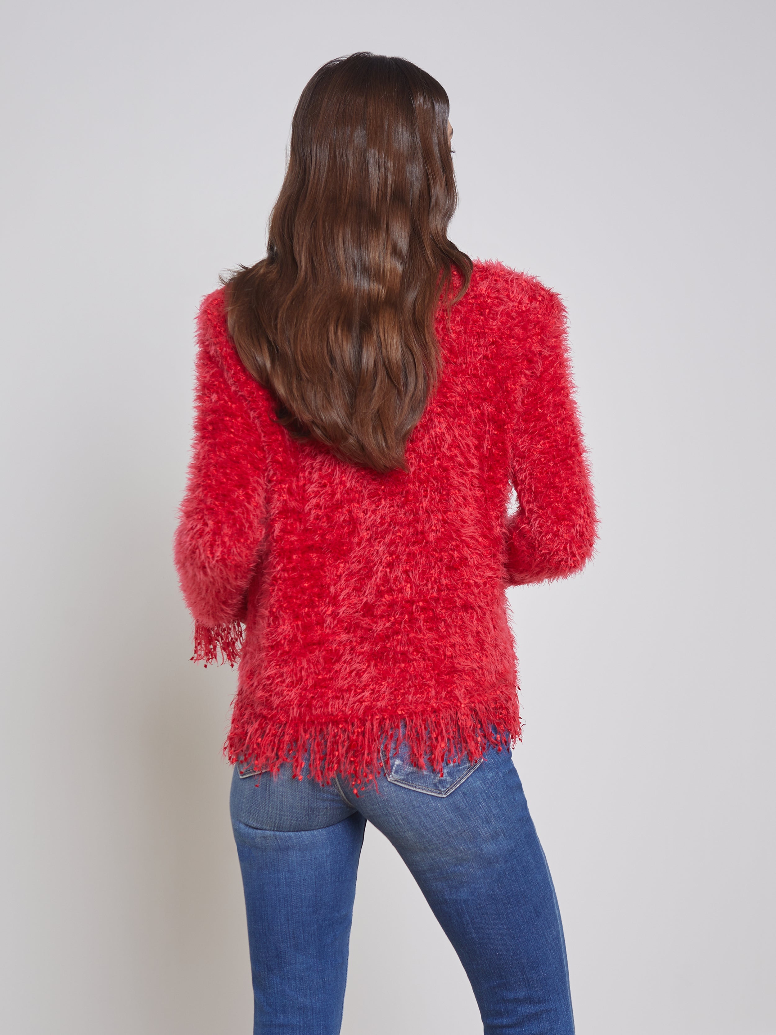Azure Fringe Cardigan Blazer - 6