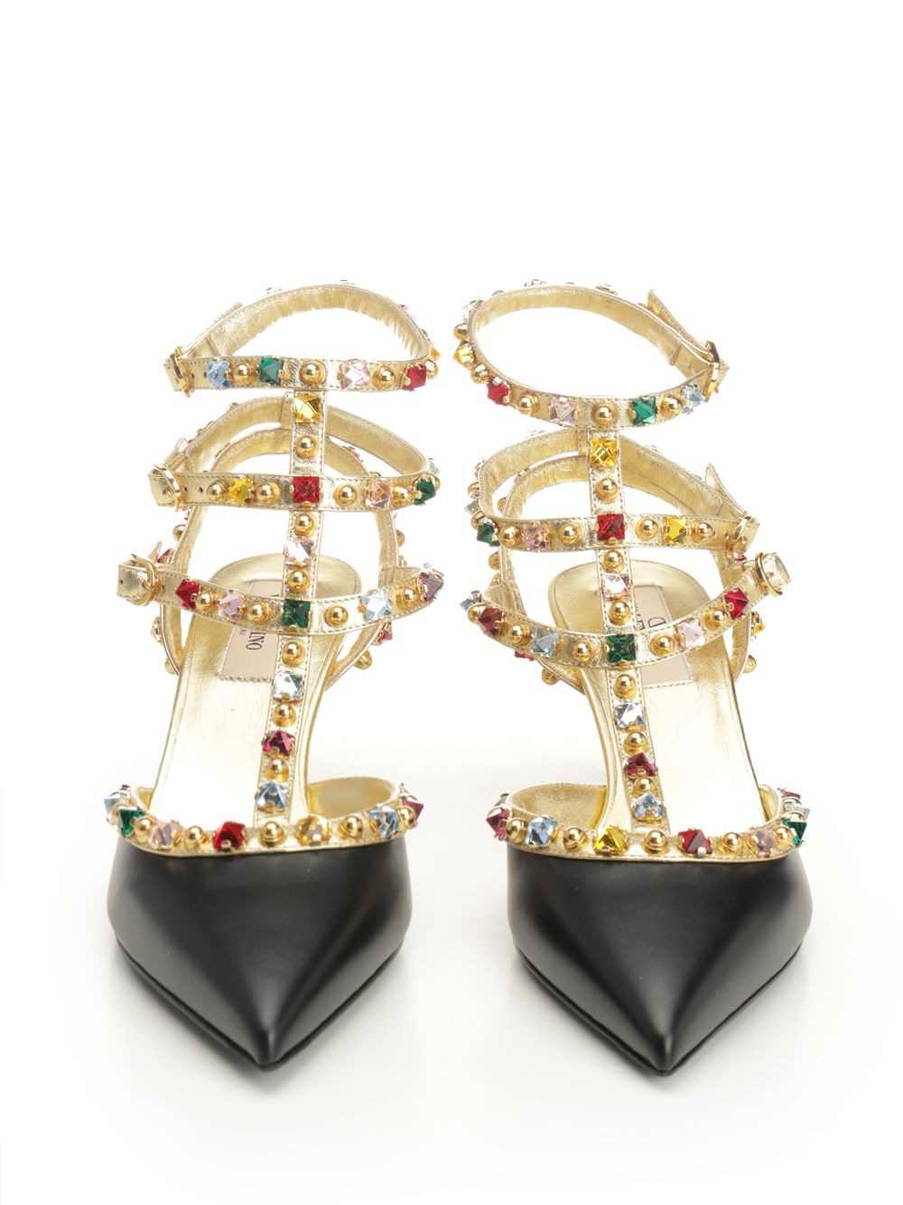 Rockstud Sandals Black - 5
