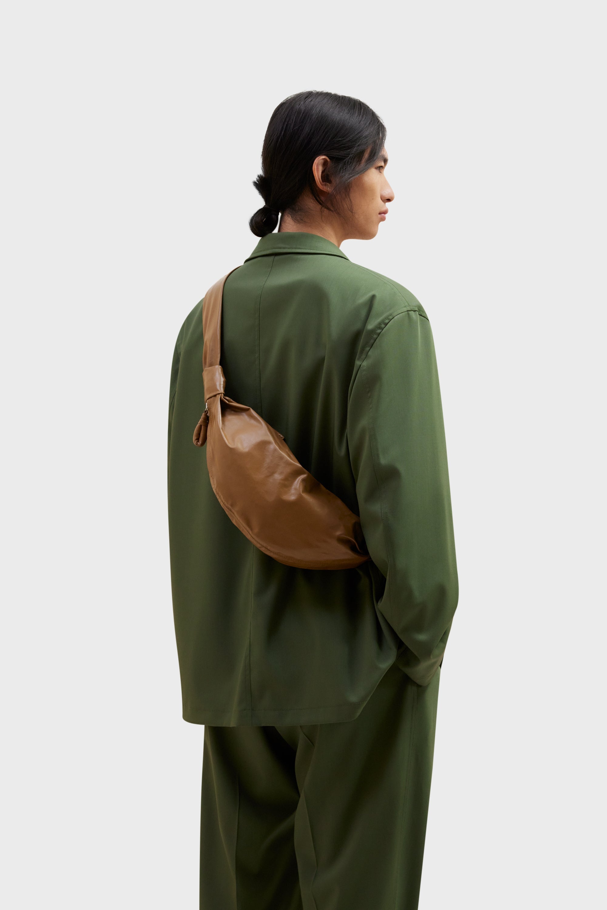 SMALL SOFT CROISSANT BAG - 2