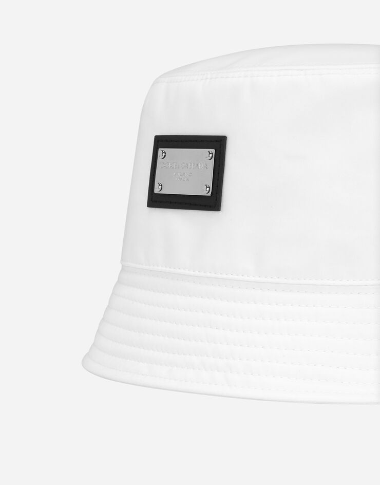 Nylon bucket hat with branded plate - 3