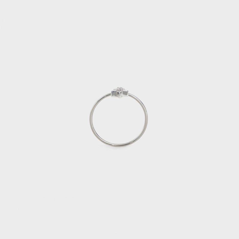 Etoile Celine Ring in White Gold and White Diamond 1