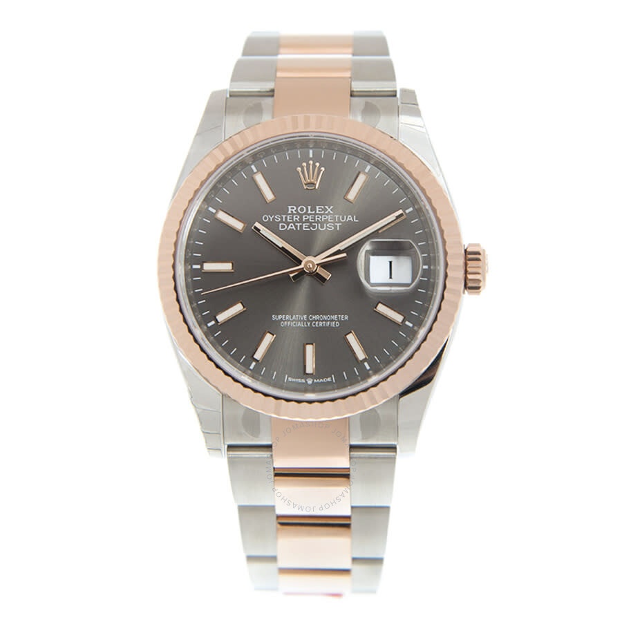 Rolex Datejust 36 Automatic Grey Dial Ladies Watch 126231RSO - 3
