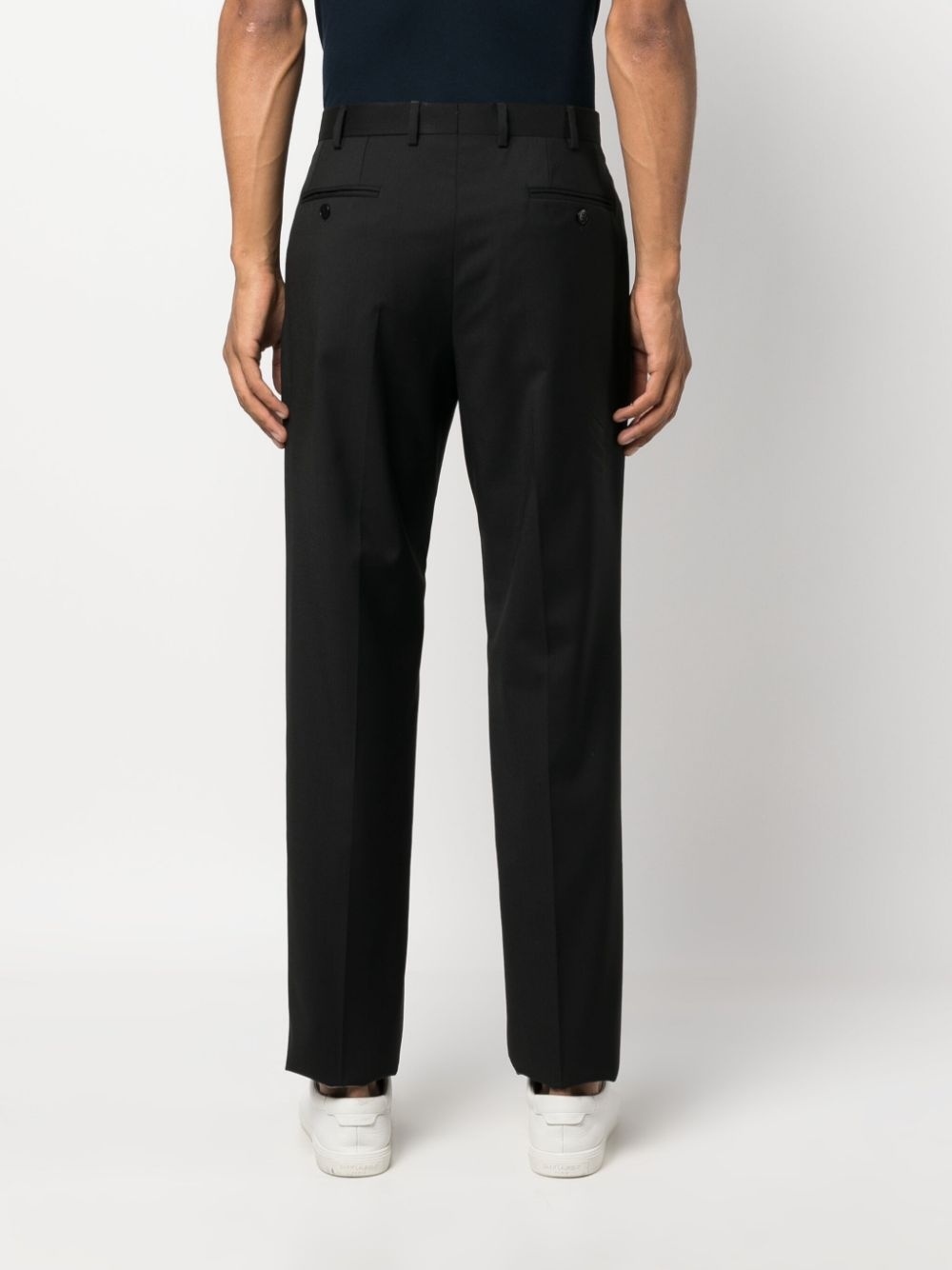 tailored straight-leg trousers - 4