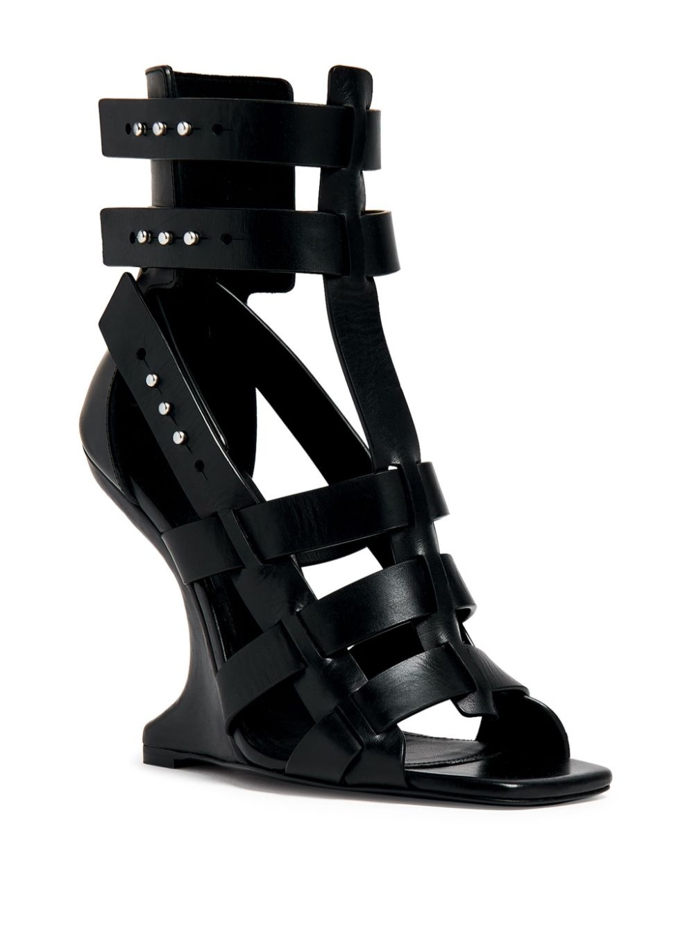 Cantilever leather sandals - 2