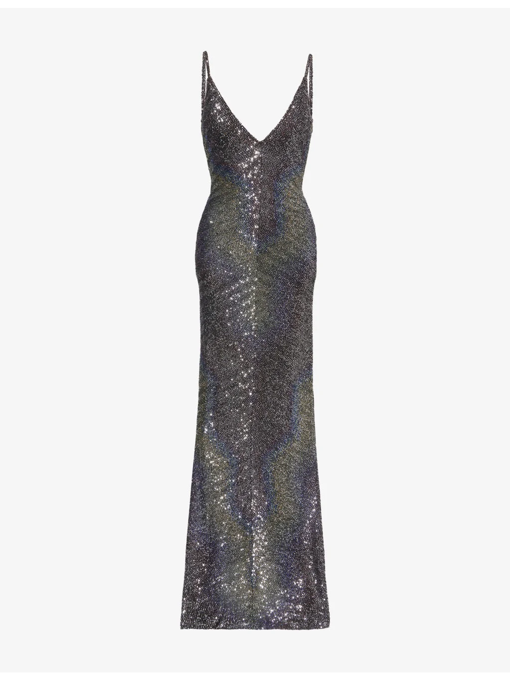 Sequinned Cami Woven Maxi Dress - 1