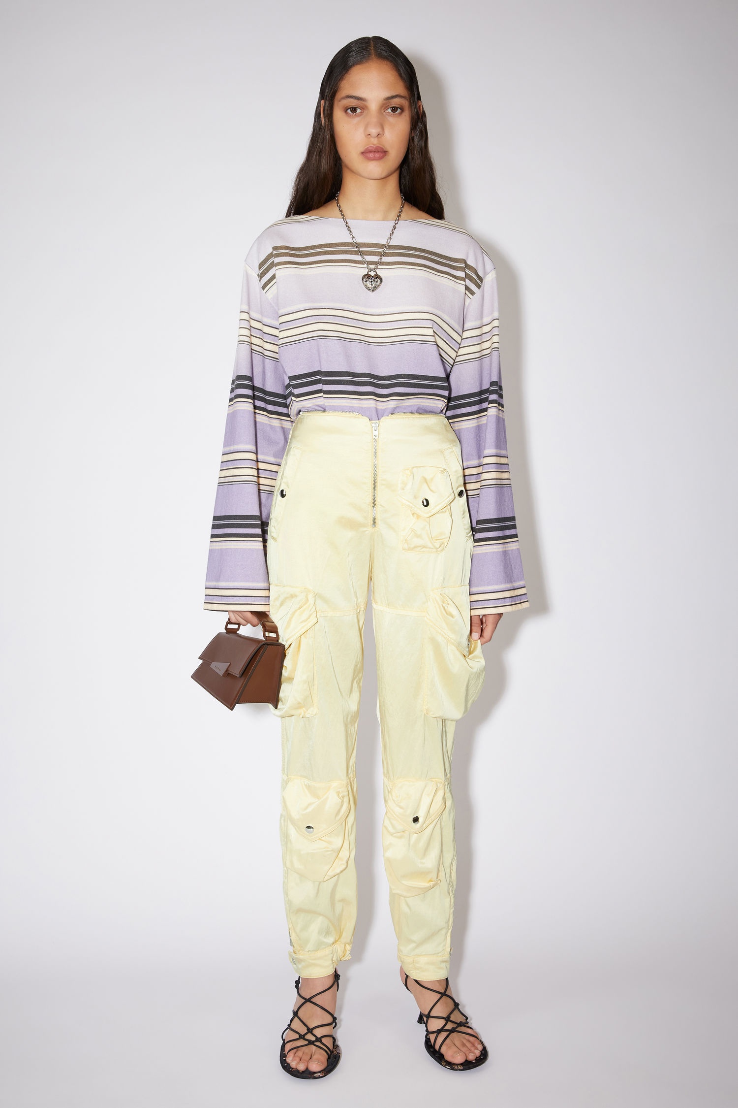 Casual trousers - Pale yellow - 2