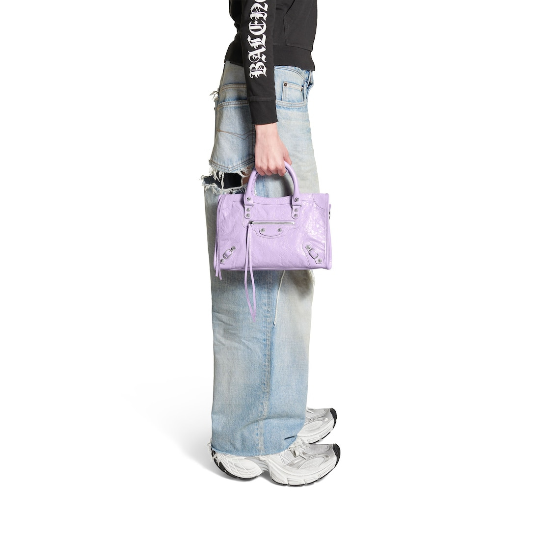 Women's Le City Small Bag in Light Purple - 9
