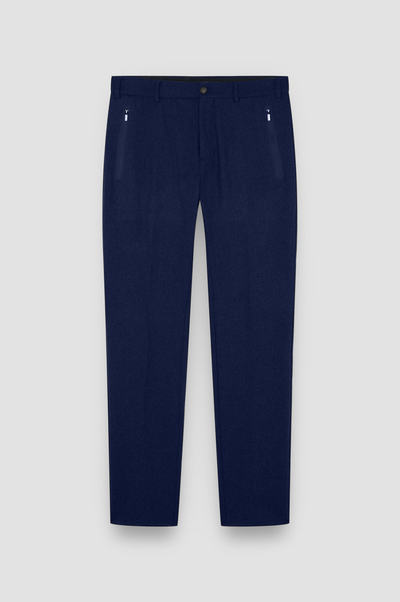 BLENDED WOOL CHINO TROUSERS 1
