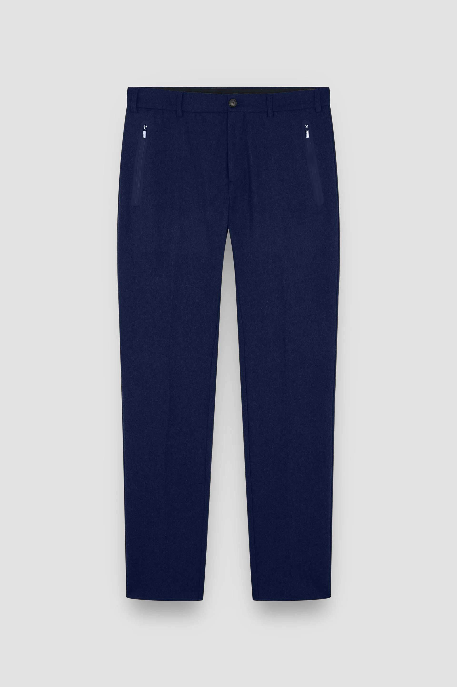 BLENDED WOOL CHINO TROUSERS - 1