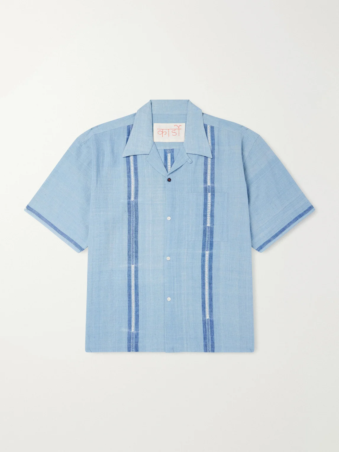 Rohit Embroidered Cotton Shirt - 1