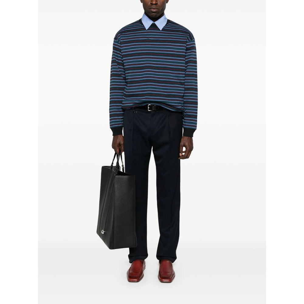 Prada Blue Trousers - Tailored Trousers Men - 4