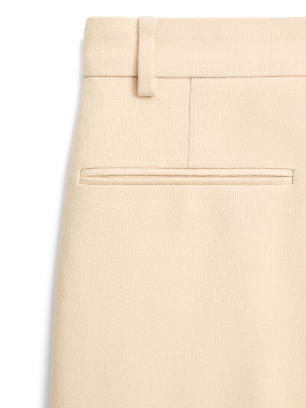 turn-up wool trousers - 6