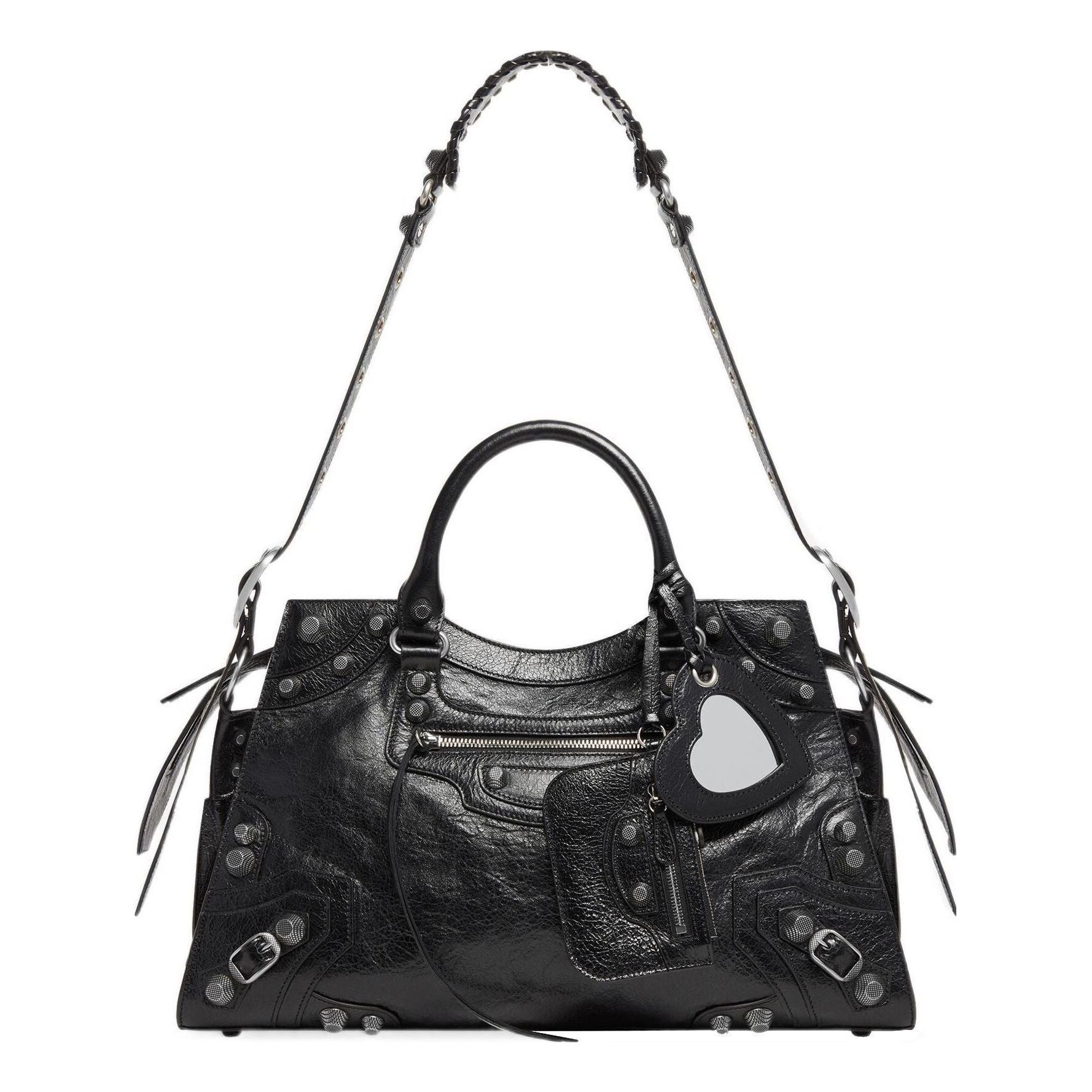 (WMNS) Balenciaga Neo Cagole City Handbag 'Black' 700451210B01000 - 1